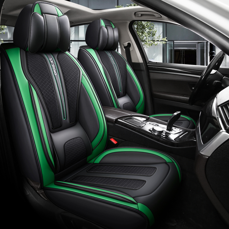 5 seaters full set covers Black & Green - Image 2