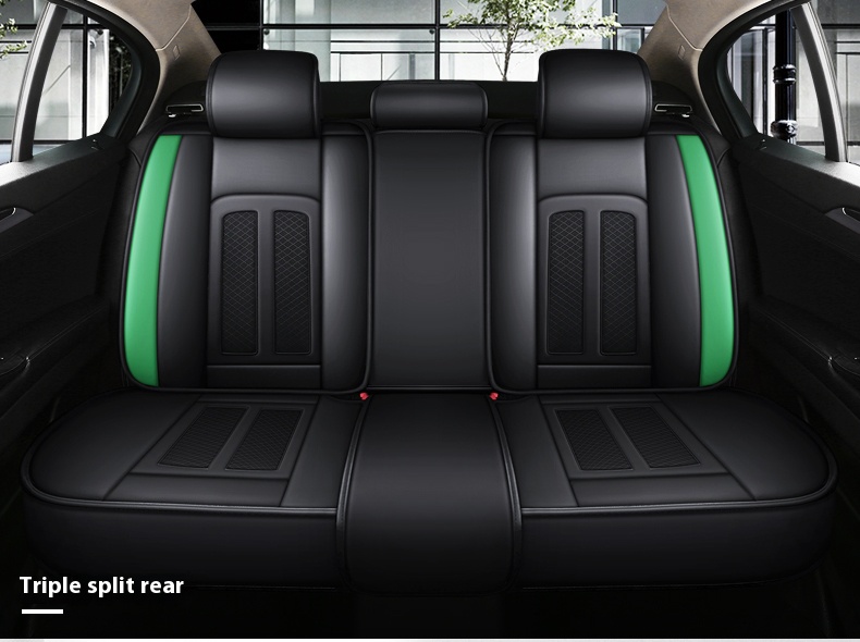 5 seaters full set covers Black & Green - Image 3